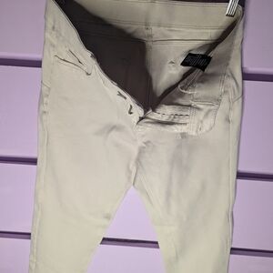 H&M Light Beige Straight Leg Pants